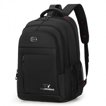 Klassischer Laptoprucksack (schwarz)