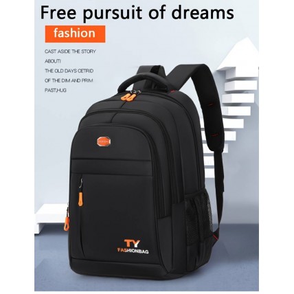 Klassischer Laptoprucksack (orange)