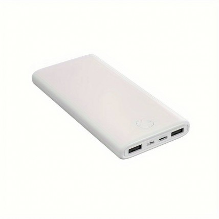 Powerbank (weiß, 10.000 mAh)