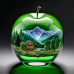 Glam Style PVC Apfel-Form Tischdekoration - Mehrzweck Inspirierende Dekoration